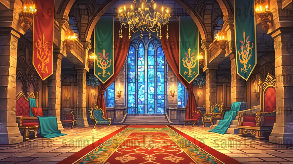 【156枚】お城 ファンタジーRPGイラスト背景画【著作権フリー素材】