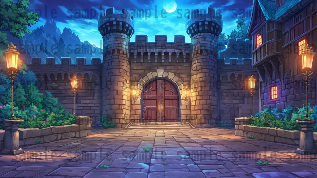 【156枚】お城 ファンタジーRPGイラスト背景画【著作権フリー素材】