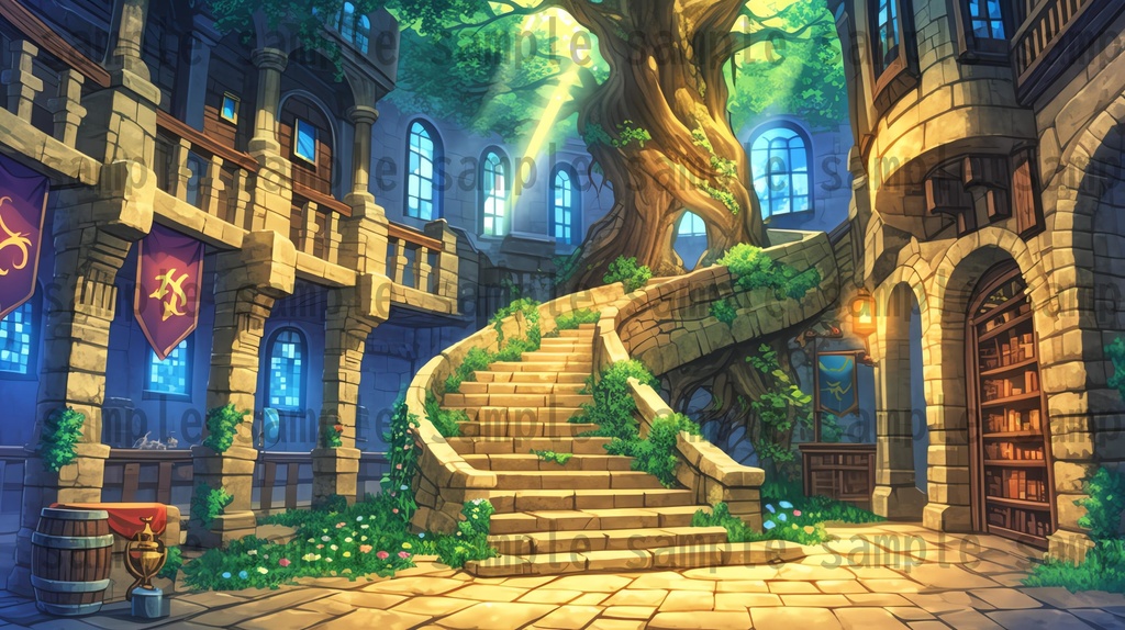 【156枚】お城 ファンタジーRPGイラスト背景画【著作権フリー素材】