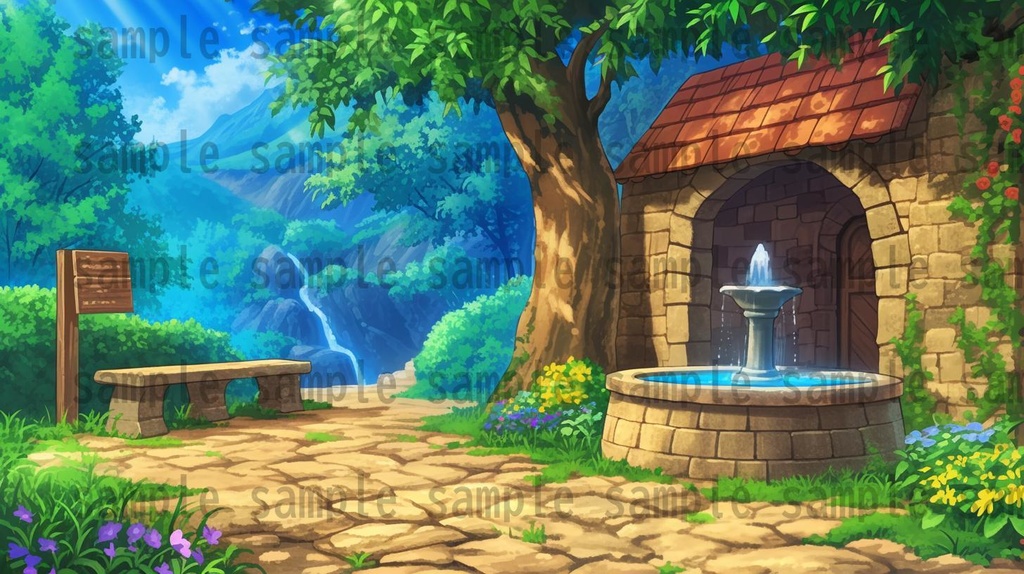 【136枚】RPG街中風景イラスト 背景画像【著作権フリー素材】ファンタジーTRPG