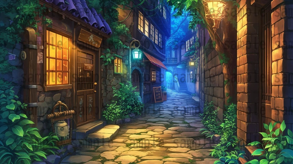 【136枚】RPG街中風景イラスト 背景画像【著作権フリー素材】ファンタジーTRPG