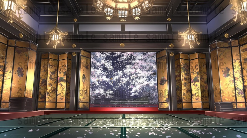 【120枚】日本のお城 背景イラスト【著作権フリー画像素材】