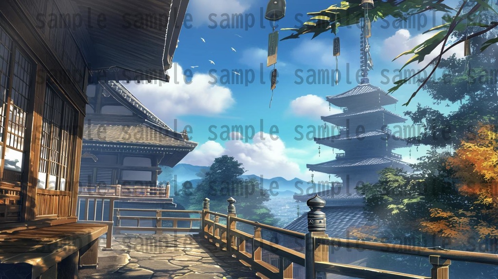 【200枚】戦国時代 和の背景画 村・街中など 【著作権フリー画像素材】