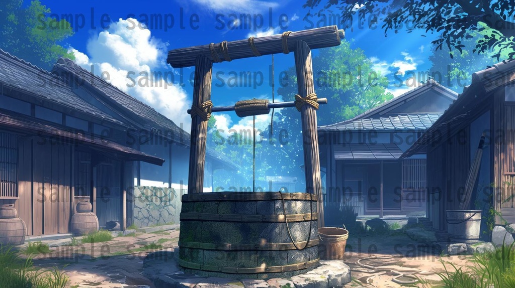 【200枚】戦国時代 和の背景画 村・街中など 【著作権フリー画像素材】