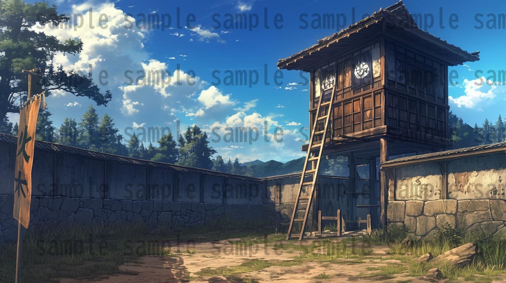 【200枚】戦国時代 和の背景画 村・街中など 【著作権フリー画像素材】