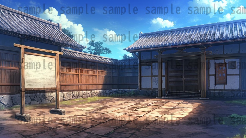 【200枚】戦国時代 和の背景画 村・街中など 【著作権フリー画像素材】