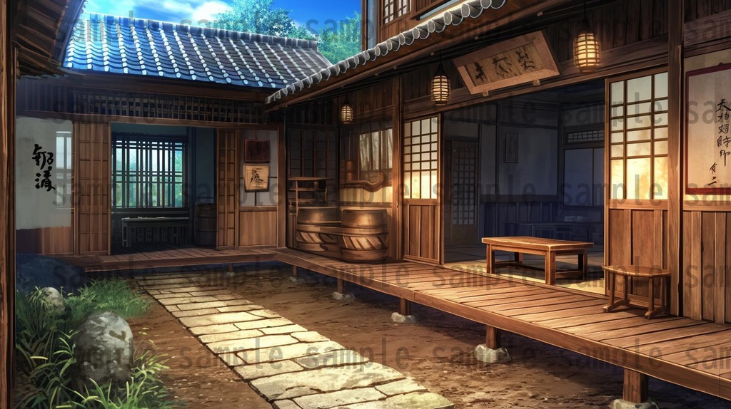 【200枚】戦国時代 和の背景画 村・街中など 【著作権フリー画像素材】