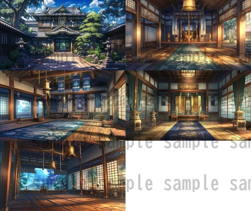 【200枚】戦国時代 和の背景画 村・街中など 【著作権フリー画像素材】