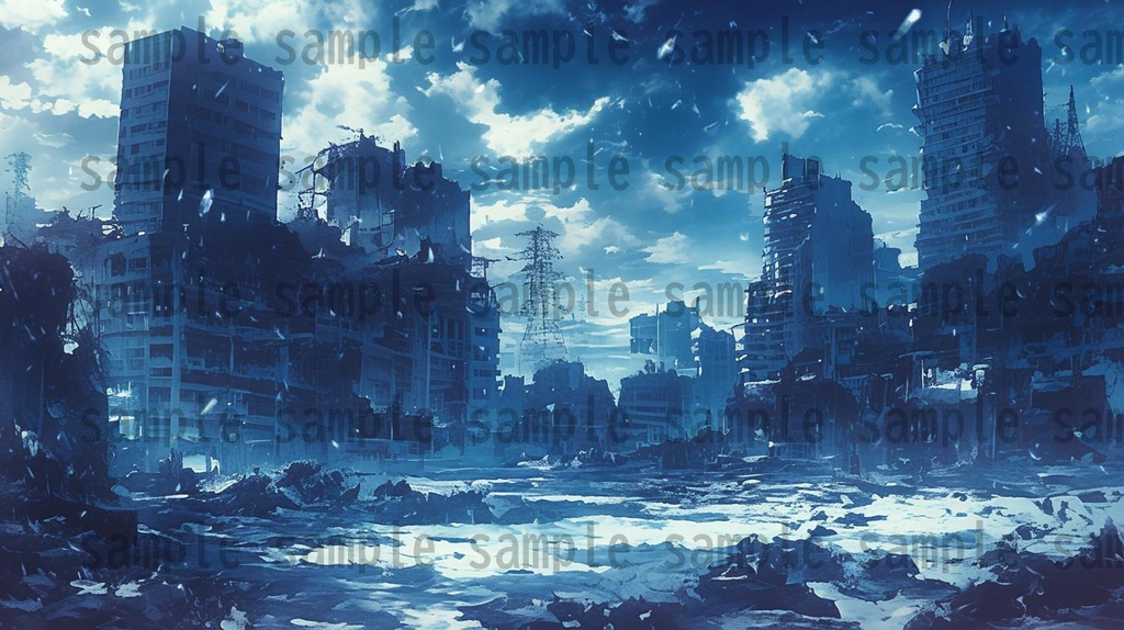 【140枚】終末世界・ポストアポカリプス 背景イラスト【著作権フリー素材】ファンタジーRPG