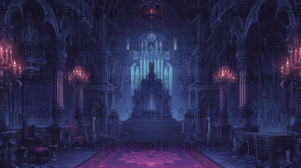 【127枚】ボスの部屋 背景イラスト【著作権フリー画像素材】