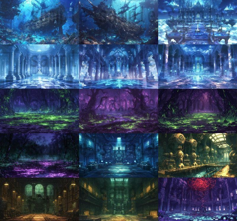 【127枚】ボスの部屋 背景イラスト【著作権フリー画像素材】