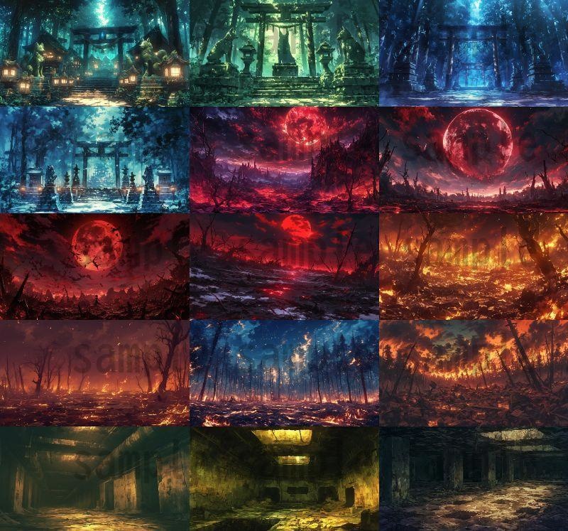 【127枚】ボスの部屋 背景イラスト【著作権フリー画像素材】