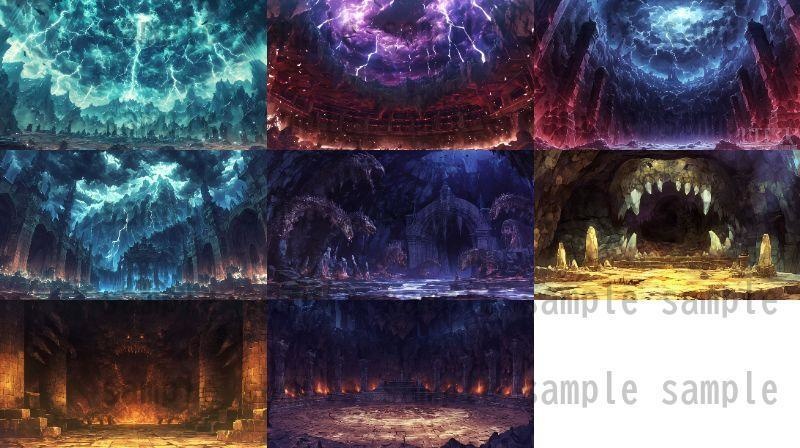 【127枚】ボスの部屋 背景イラスト【著作権フリー画像素材】