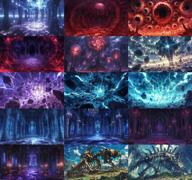 【127枚】ボスの部屋 背景イラスト【著作権フリー画像素材】