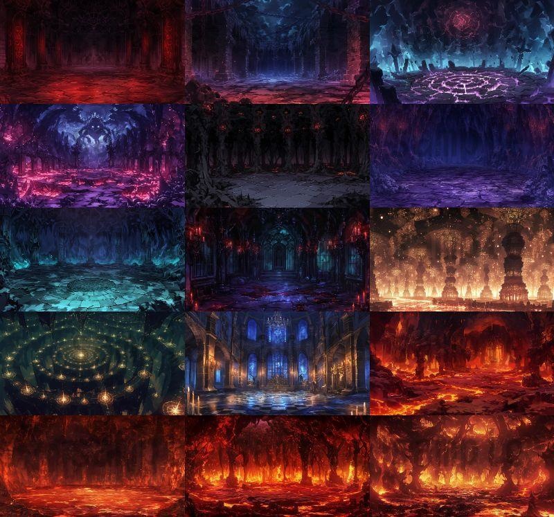 【127枚】ボスの部屋 背景イラスト【著作権フリー画像素材】