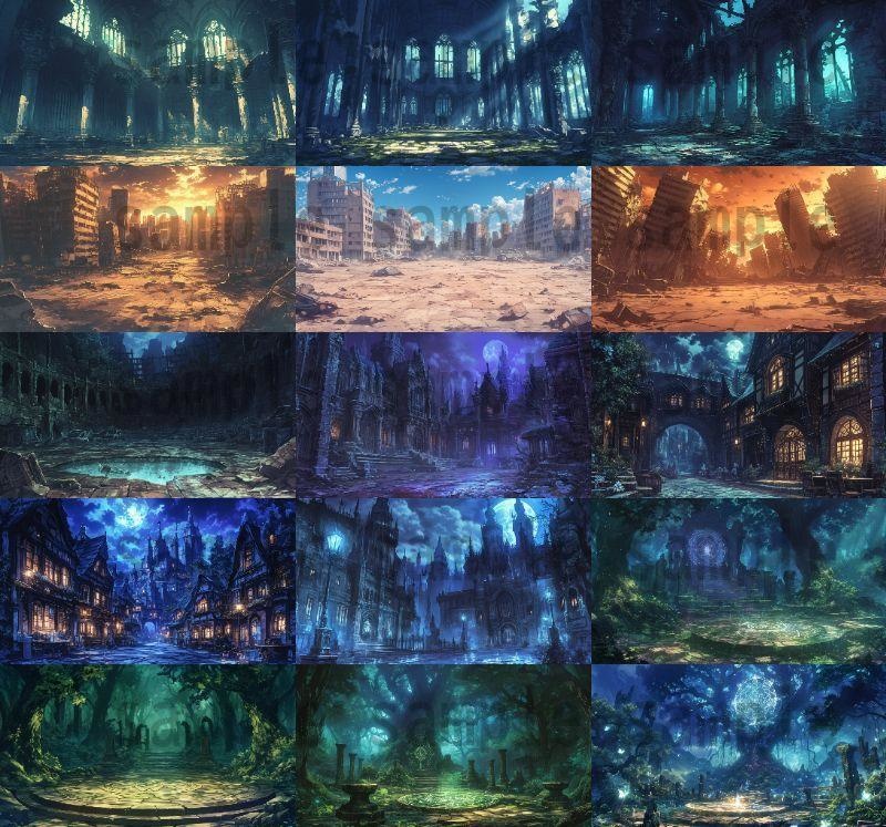 【127枚】ボスの部屋 背景イラスト【著作権フリー画像素材】