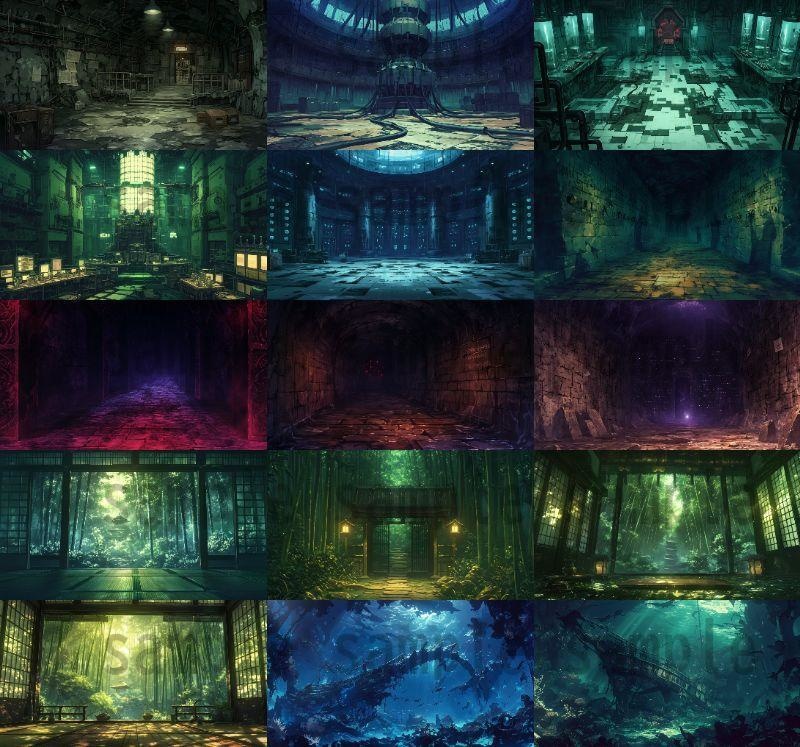 【127枚】ボスの部屋 背景イラスト【著作権フリー画像素材】