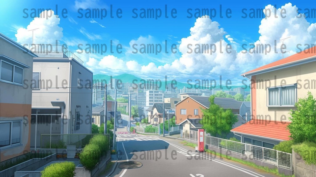 【259枚】街の風景/春夏秋冬/季節別の背景イラスト【著作権フリー素材】