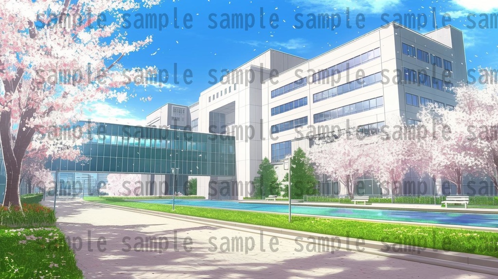 【259枚】街の風景/春夏秋冬/季節別の背景イラスト【著作権フリー素材】