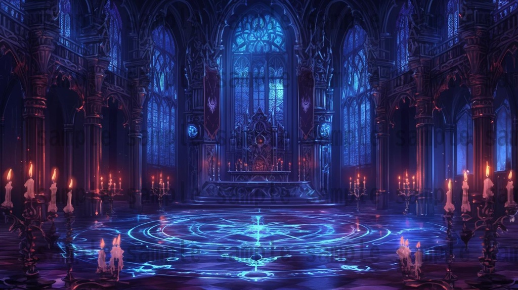 【114枚】魔王城(ラスボスの城)の背景イラスト【著作権フリー素材風景画像】