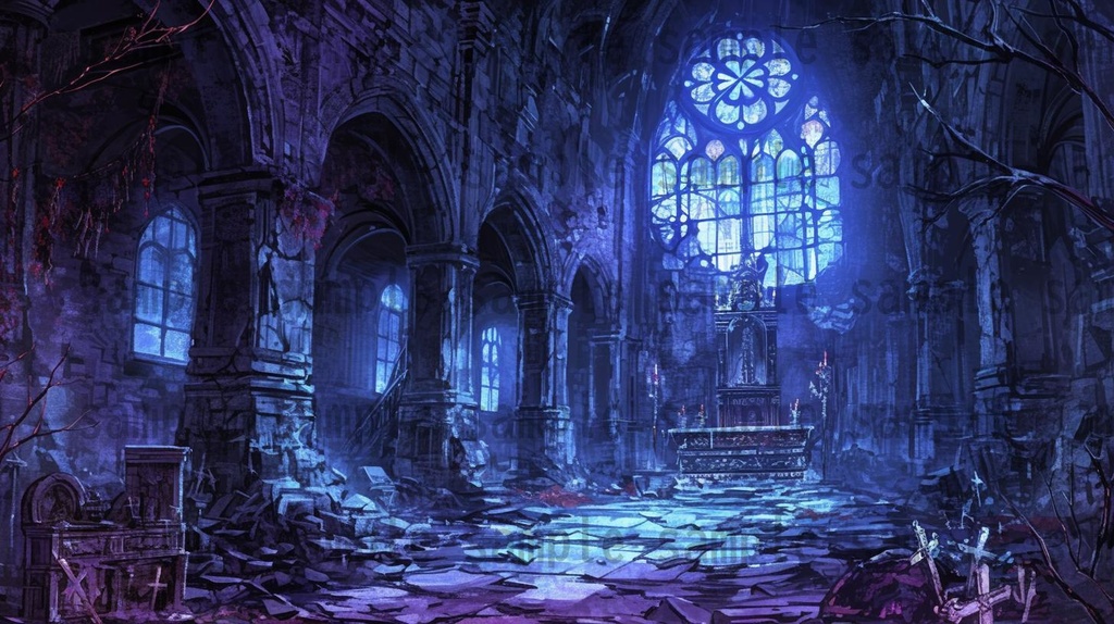 【114枚】魔王城(ラスボスの城)の背景イラスト【著作権フリー素材風景画像】