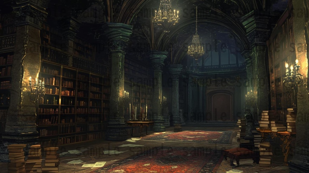 【114枚】魔王城(ラスボスの城)の背景イラスト【著作権フリー素材風景画像】