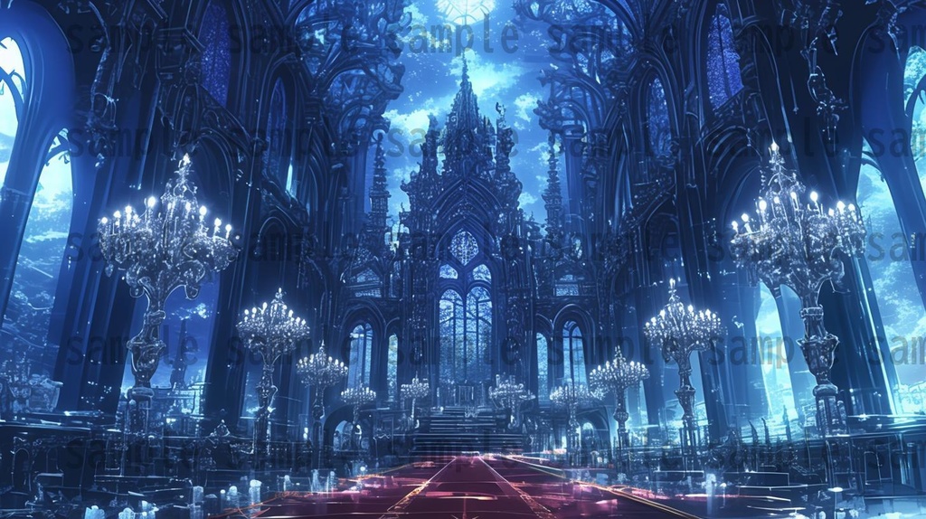 【114枚】魔王城(ラスボスの城)の背景イラスト【著作権フリー素材風景画像】