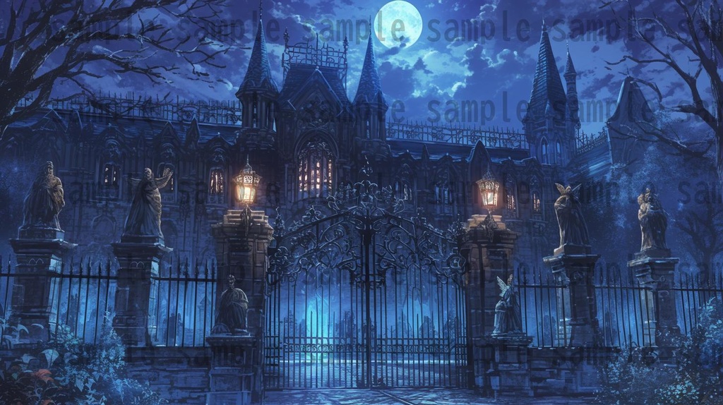 【114枚】魔王城(ラスボスの城)の背景イラスト【著作権フリー素材風景画像】