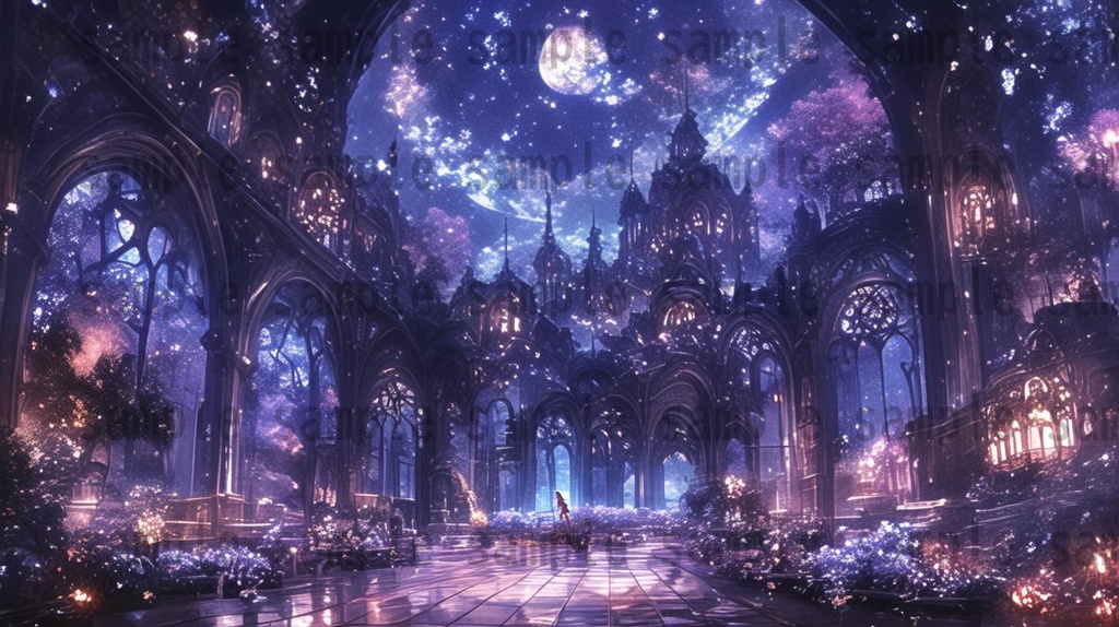 【140枚】妖精の森の背景イラスト【著作権フリー素材風景画像】