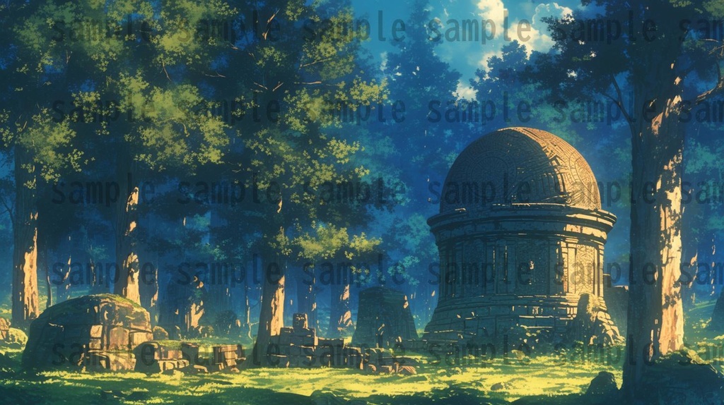 【166枚】古代文明の背景イラスト【著作権フリー素材風景画像】ファンタジーRPG