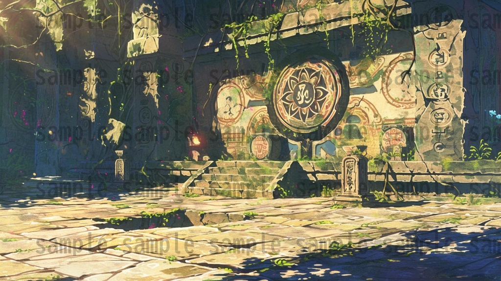 【166枚】古代文明の背景イラスト【著作権フリー素材風景画像】ファンタジーRPG