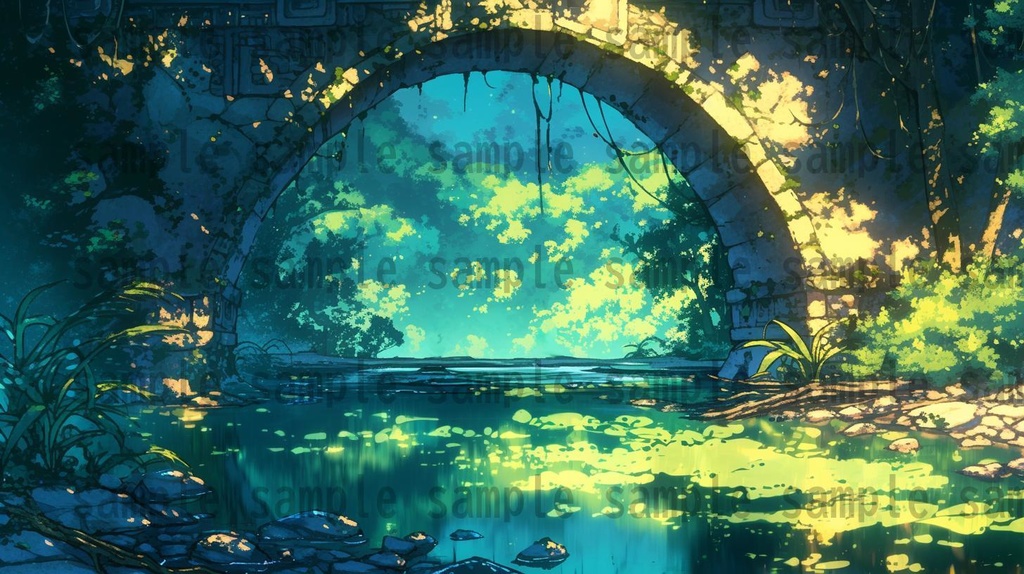 【166枚】古代文明の背景イラスト【著作権フリー素材風景画像】ファンタジーRPG