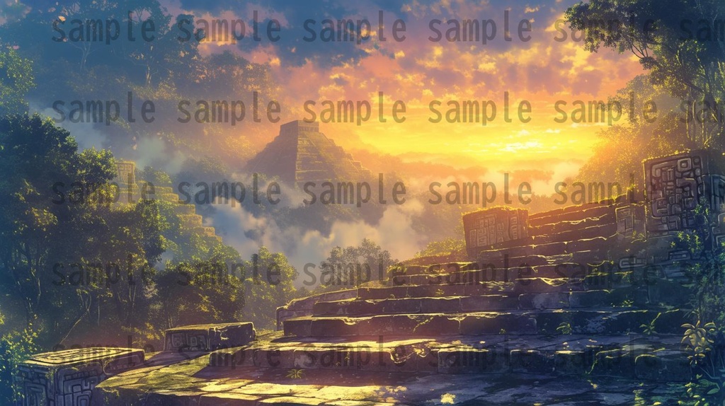 【166枚】古代文明の背景イラスト【著作権フリー素材風景画像】ファンタジーRPG