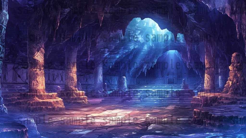 【166枚】古代文明の背景イラスト【著作権フリー素材風景画像】ファンタジーRPG