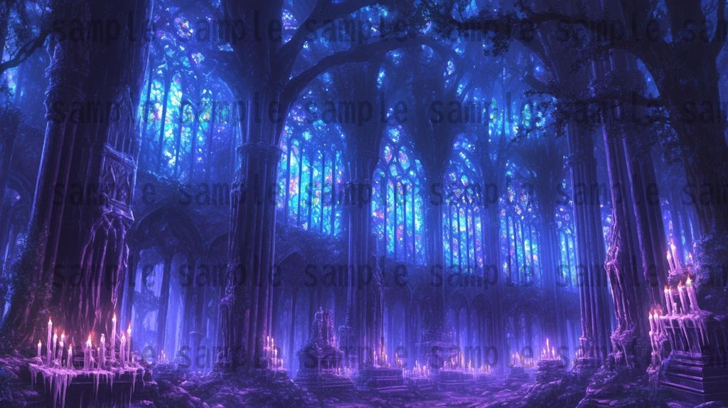 【166枚】死者の都 風景背景イラスト【著作権フリー素材】ダークファンタジー画像