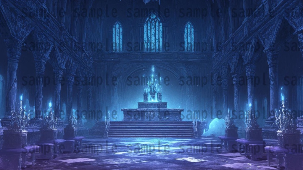 【166枚】死者の都 風景背景イラスト【著作権フリー素材】ダークファンタジー画像