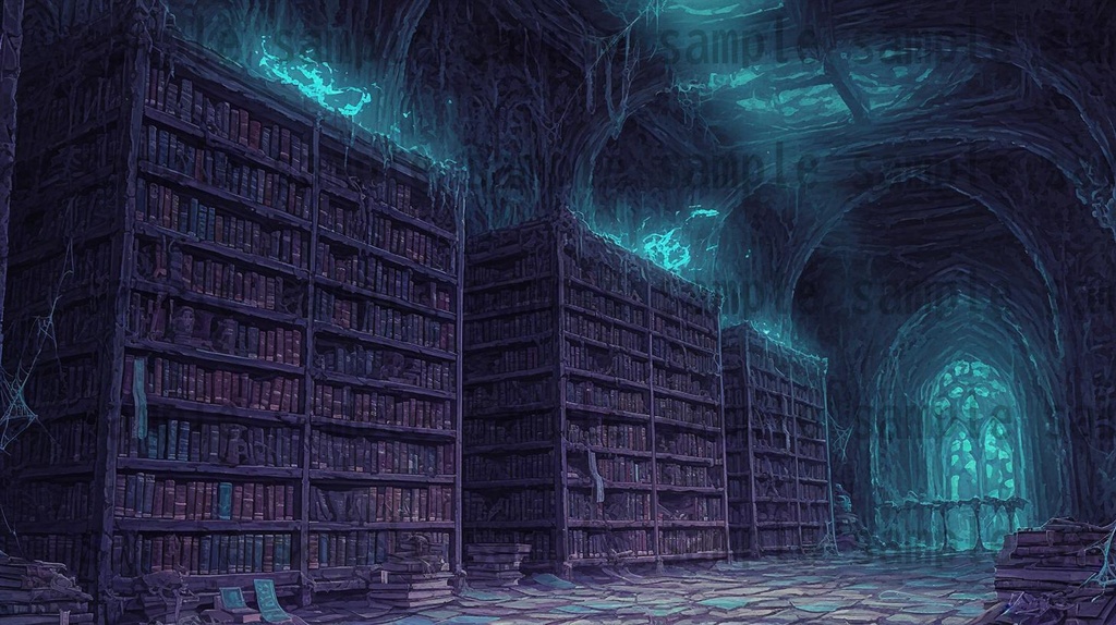 【166枚】死者の都 風景背景イラスト【著作権フリー素材】ダークファンタジー画像