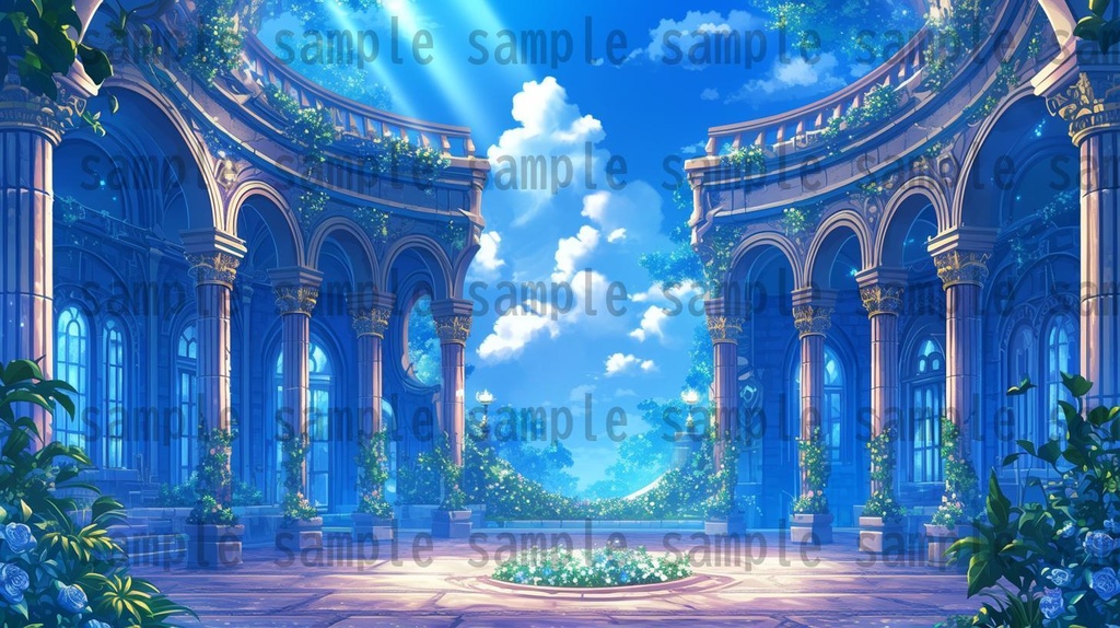 【163枚】天空城 風景背景イラスト【著作権フリー素材】ファンタジーRPG