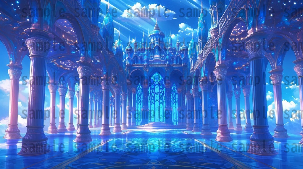 【163枚】天空城 風景背景イラスト【著作権フリー素材】ファンタジーRPG