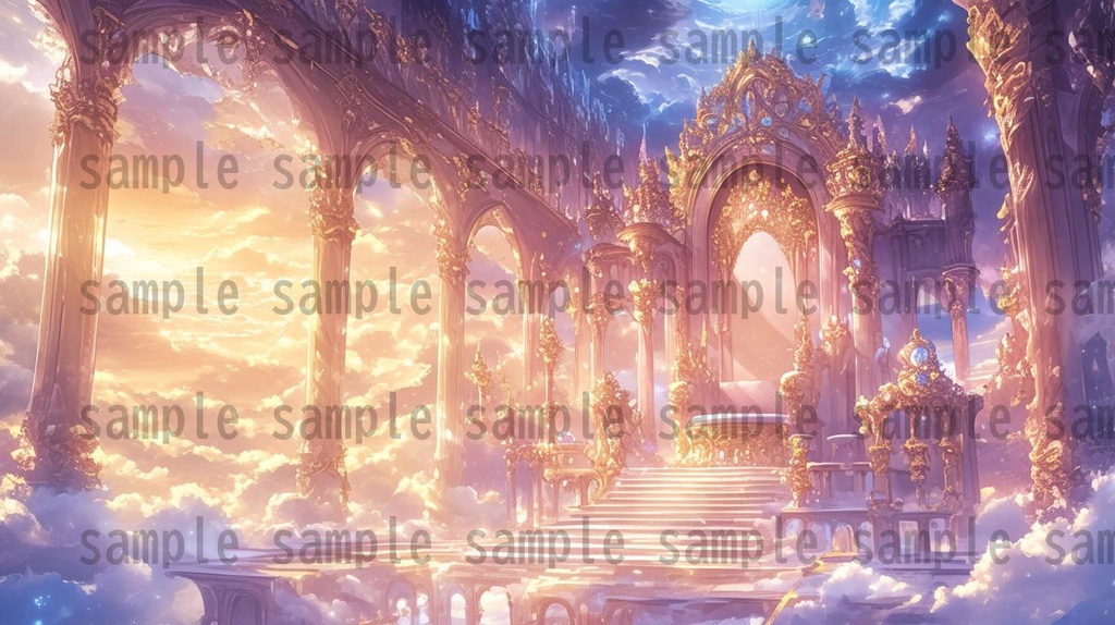 【163枚】天空城 風景背景イラスト【著作権フリー素材】ファンタジーRPG