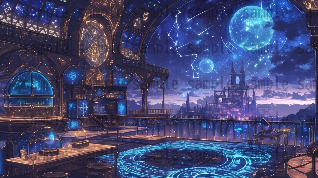 【163枚】天空城 風景背景イラスト【著作権フリー素材】ファンタジーRPG