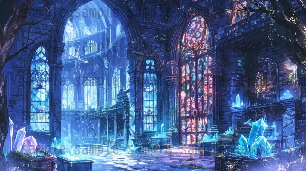 【164枚】不死城 風景背景イラスト【著作権フリー素材】ダークファンタジー・ホラー画像