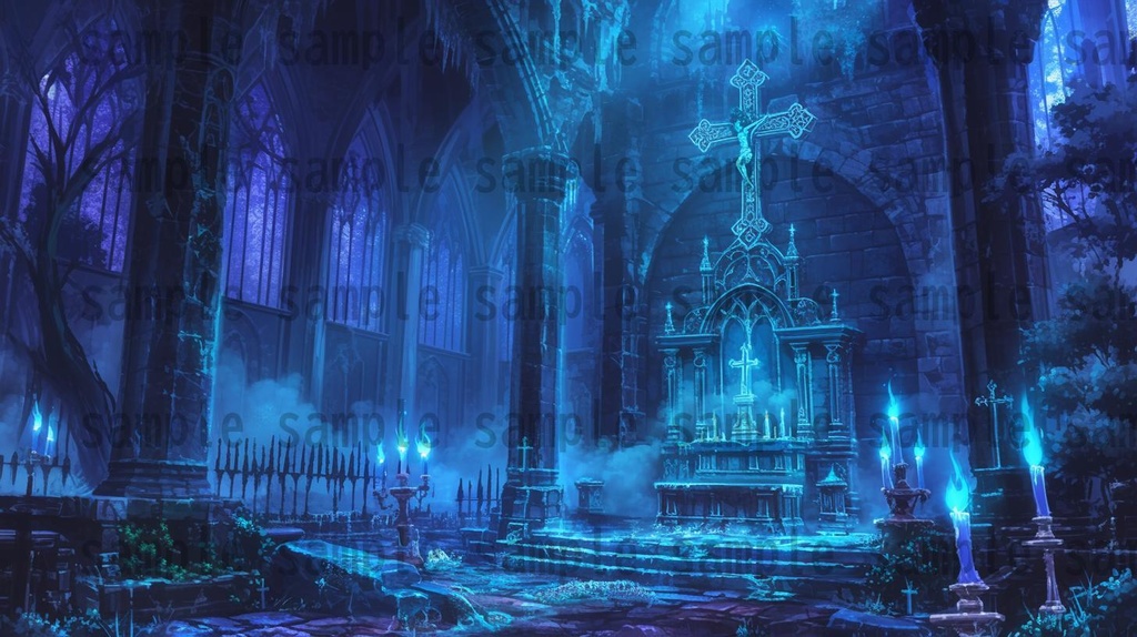 【164枚】不死城 風景背景イラスト【著作権フリー素材】ダークファンタジー・ホラー画像