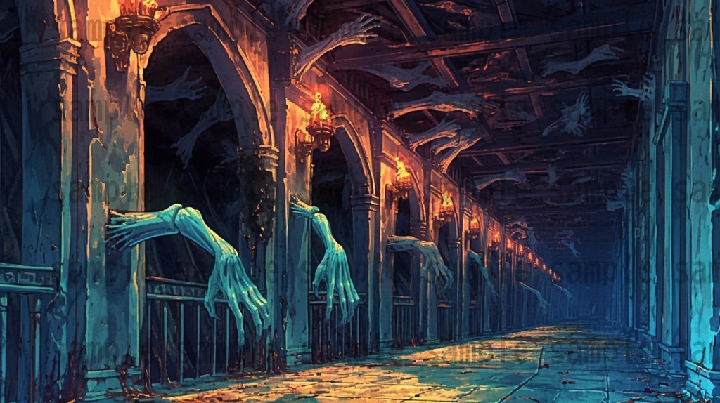 【164枚】不死城 風景背景イラスト【著作権フリー素材】ダークファンタジー・ホラー画像