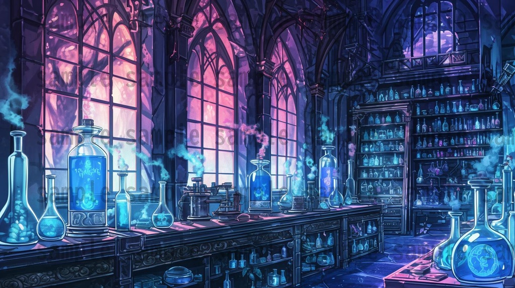 【164枚】不死城 風景背景イラスト【著作権フリー素材】ダークファンタジー・ホラー画像