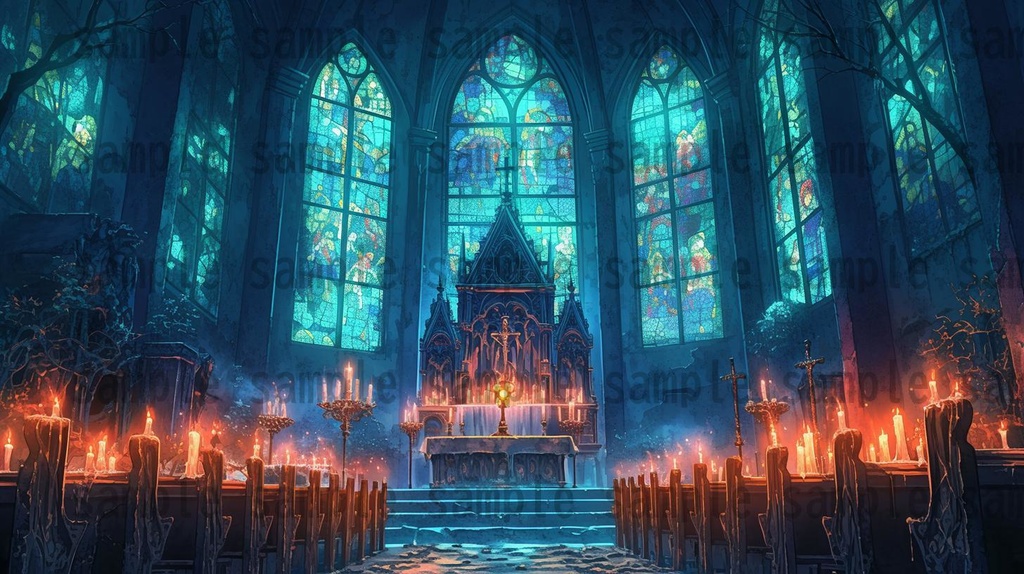 【164枚】不死城 風景背景イラスト【著作権フリー素材】ダークファンタジー・ホラー画像