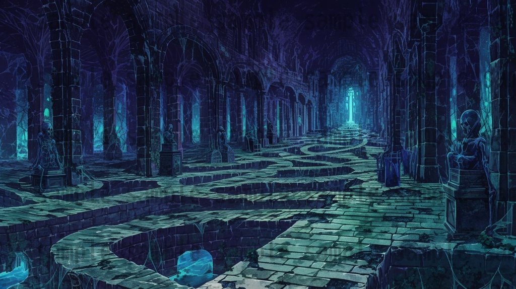 【164枚】不死城 風景背景イラスト【著作権フリー素材】ダークファンタジー・ホラー画像