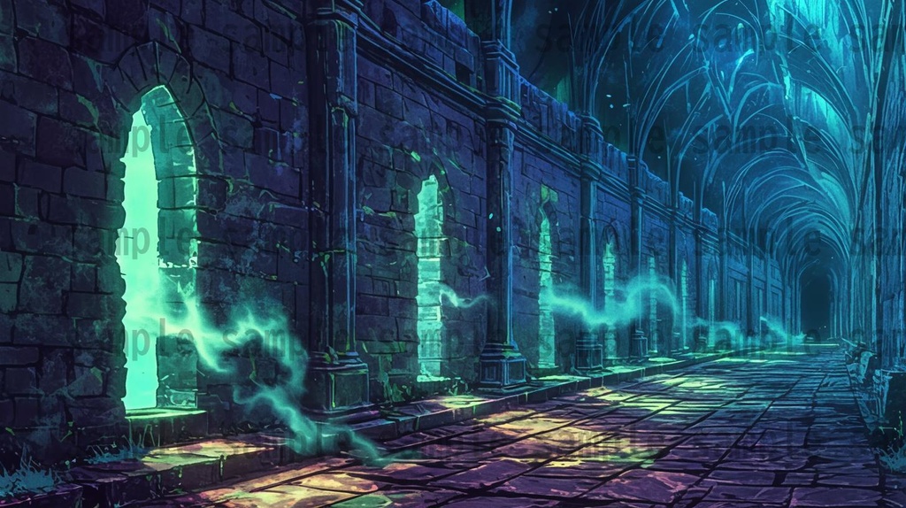 【164枚】不死城 風景背景イラスト【著作権フリー素材】ダークファンタジー・ホラー画像