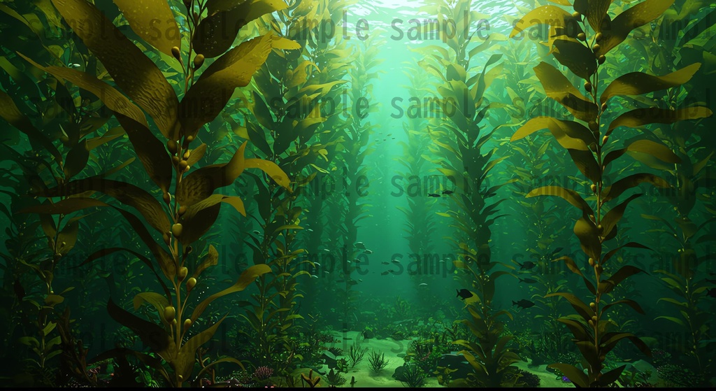 【22枚】海中都市 ファンタジー背景イラスト【著作権フリー素材】ファンタジーRPG画像