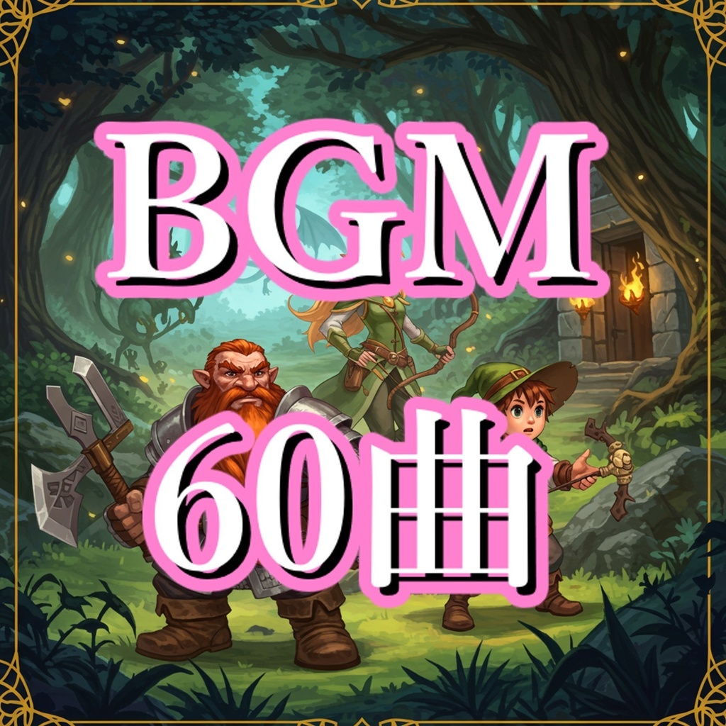 【60曲】BGM【著作権フリー素材】商用利用可・ファンタジーRPG・ゲーム素材・動画素材